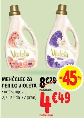 Mehčalec za perilo Violeta