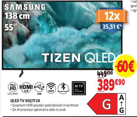 QLED TV 55Q7F2A