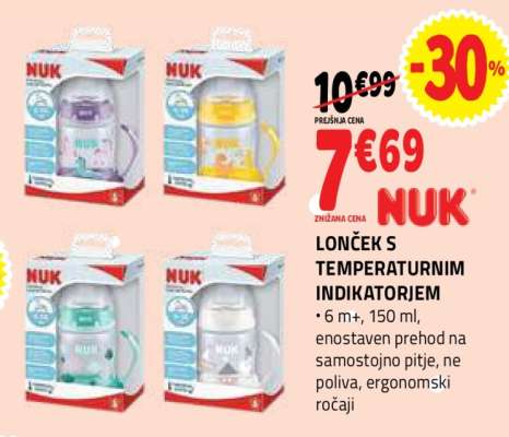 LONČEK S TEMPERATURNIM INDIKATORJEM