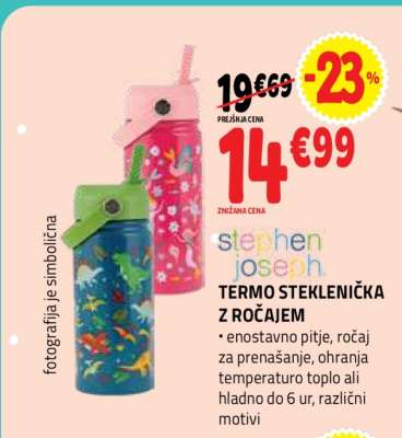 TERMO STEKLENIČKA Z ROČAJEM