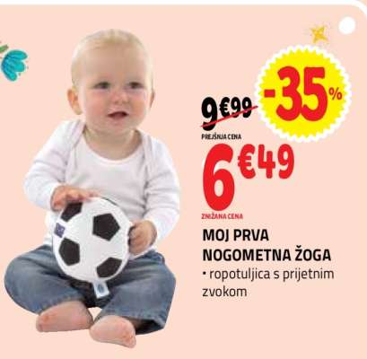 MOJ PRVA NOGOMETNA ŽOGA