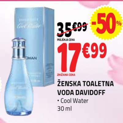 ŽENSKA TOALETNA VODA DAVIDOFF