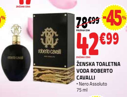 ŽENSKA TOALETNA VODA ROBERTO CAVALLI