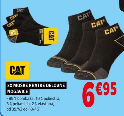 3X MOŠKE KRATKE DELOVNE NOGAVICE