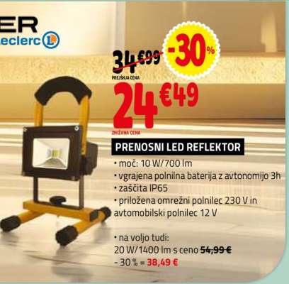 Prenosni LED reflektor