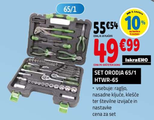 SET ORODJA 65/1 HTWR-65