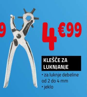KLEŠČE ZA LUKNJANJE