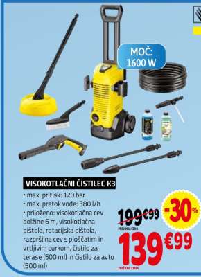 VISOKOTLAČNI ČISTILEC K3