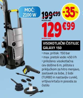 VISOKOTLAČNI ČISTILEC GALAXY 150