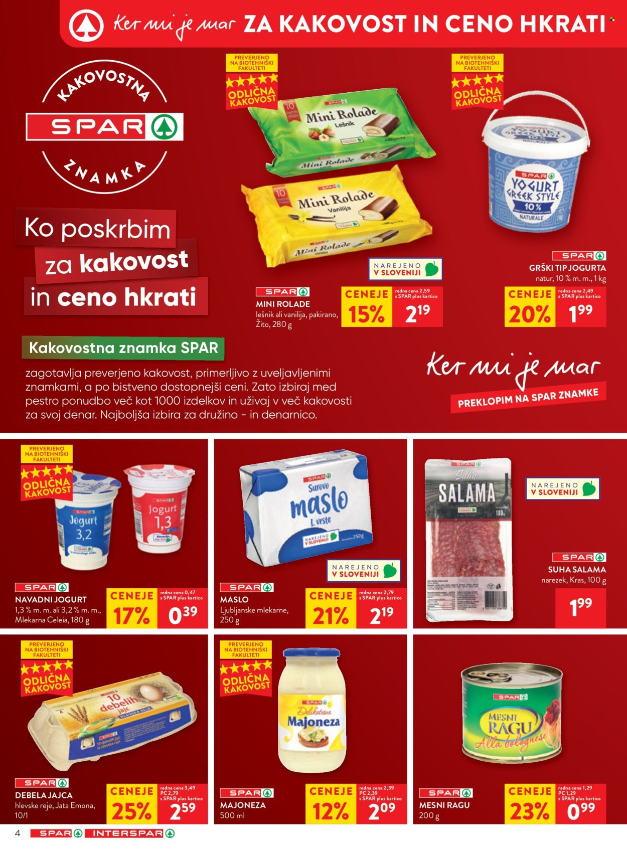 SPAR katalog - 26.08.2026 - 08.09.2026. Stran 4