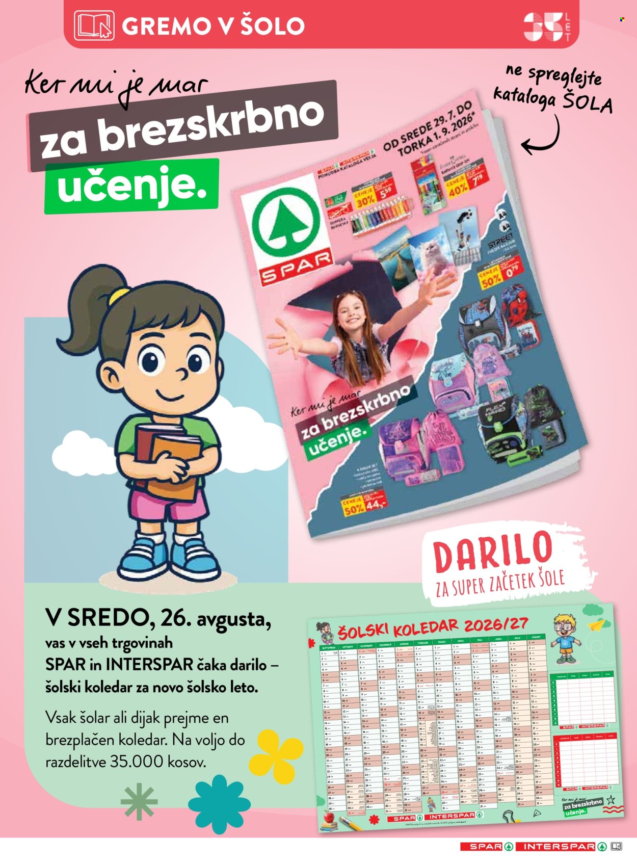 SPAR katalog - 26.08.2026 - 08.09.2026. Stran 27