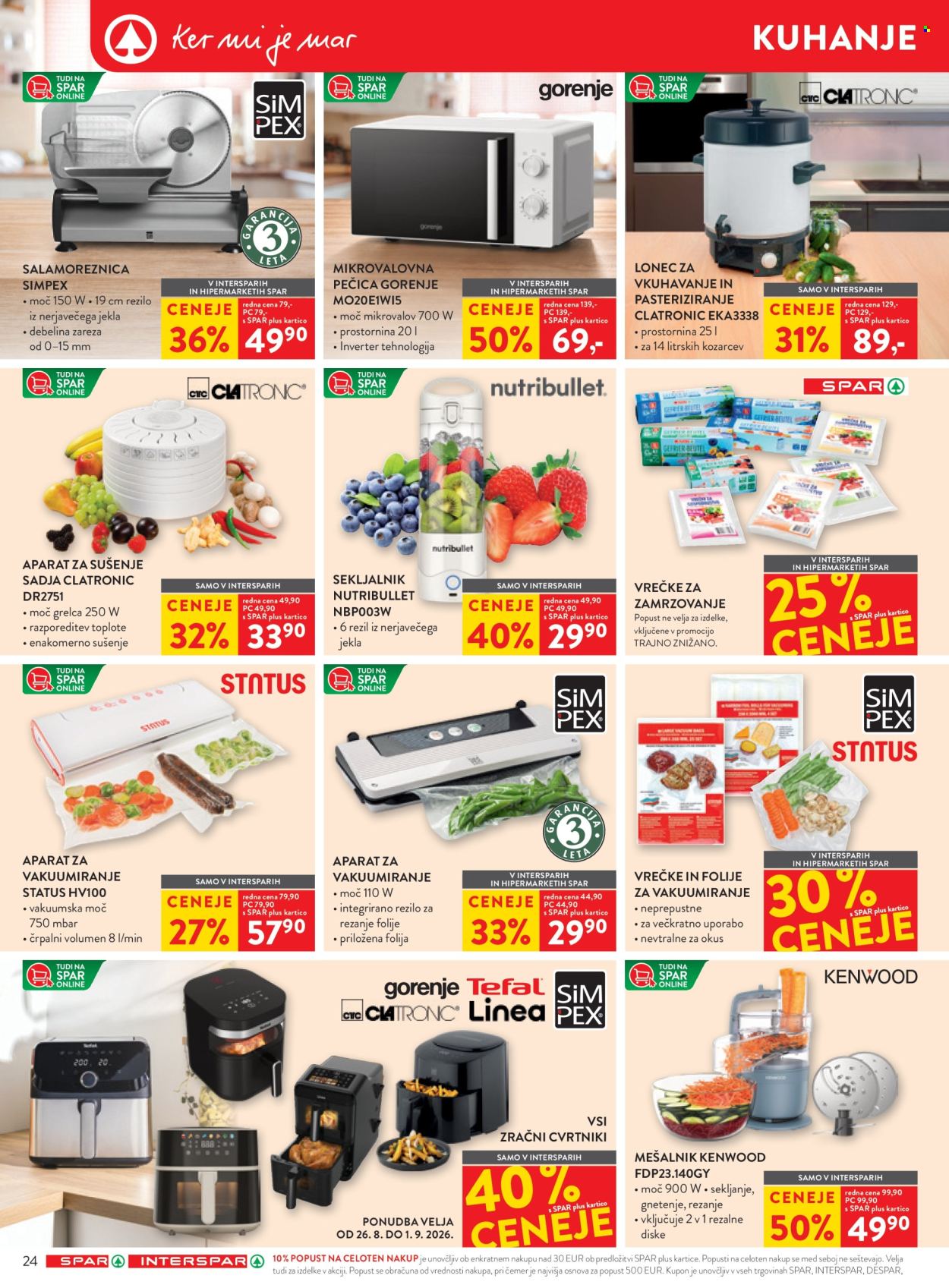 SPAR katalog - 26.08.2026 - 08.09.2026. Stran 32