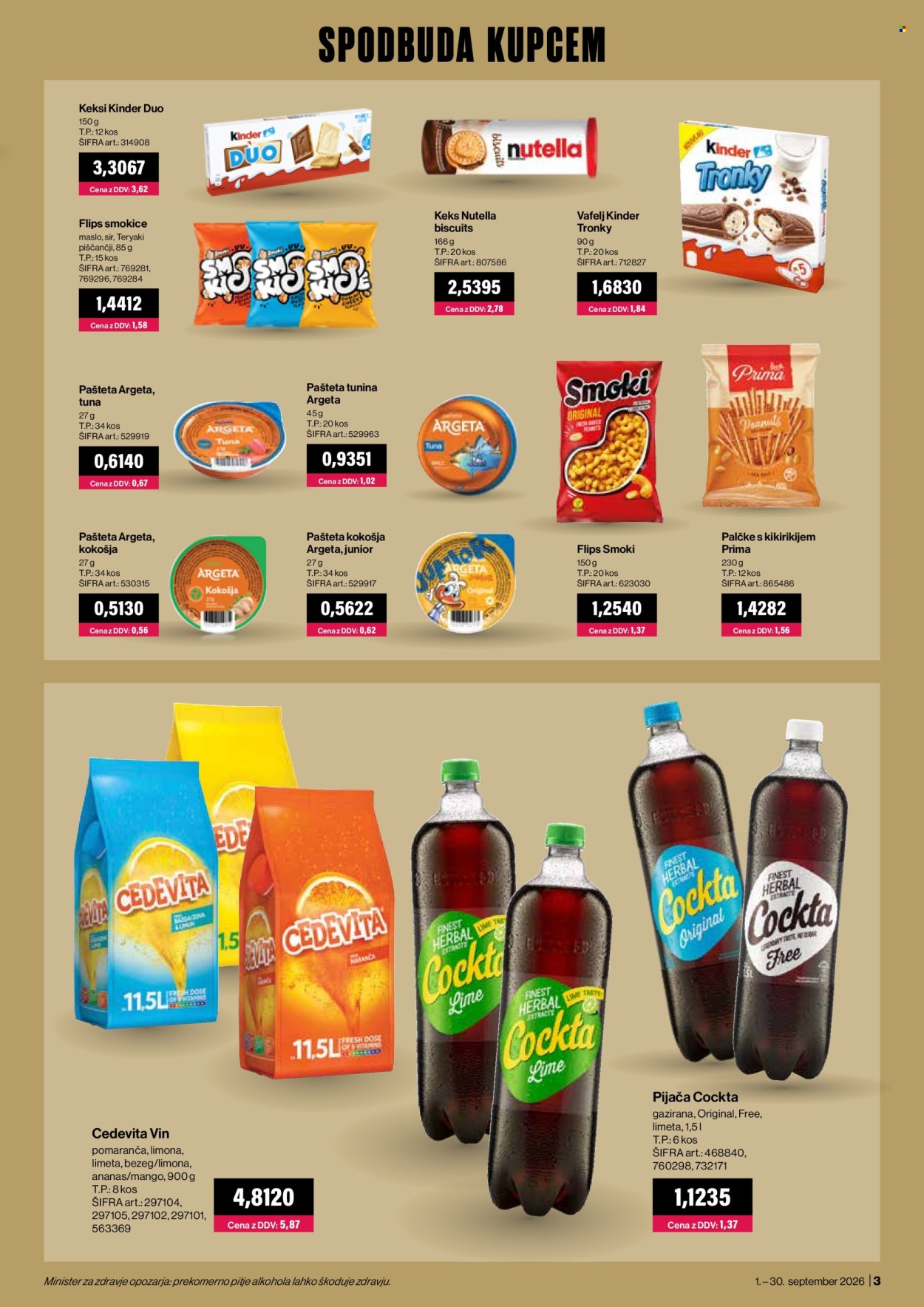 Mercator Cash & Carry katalog - 01.09.2026 - 30.09.2026. Stran 3