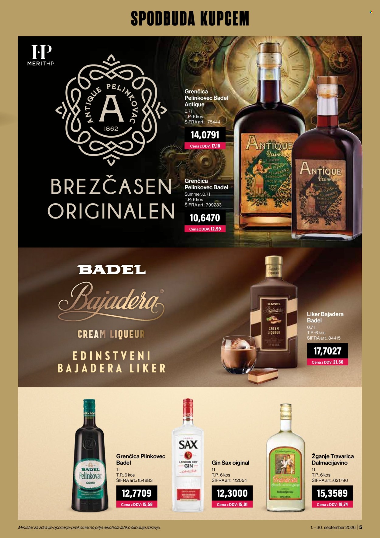 Mercator Cash & Carry katalog - 01.09.2026 - 30.09.2026. Stran 5