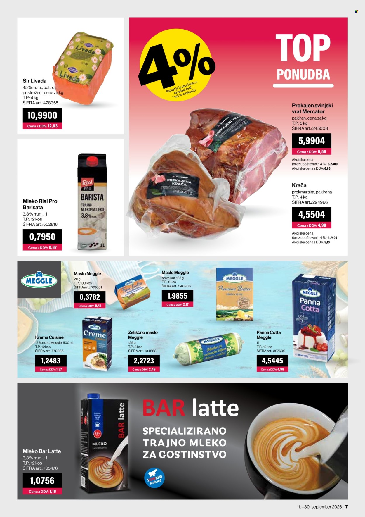 Mercator Cash & Carry katalog - 01.09.2026 - 30.09.2026. Stran 7