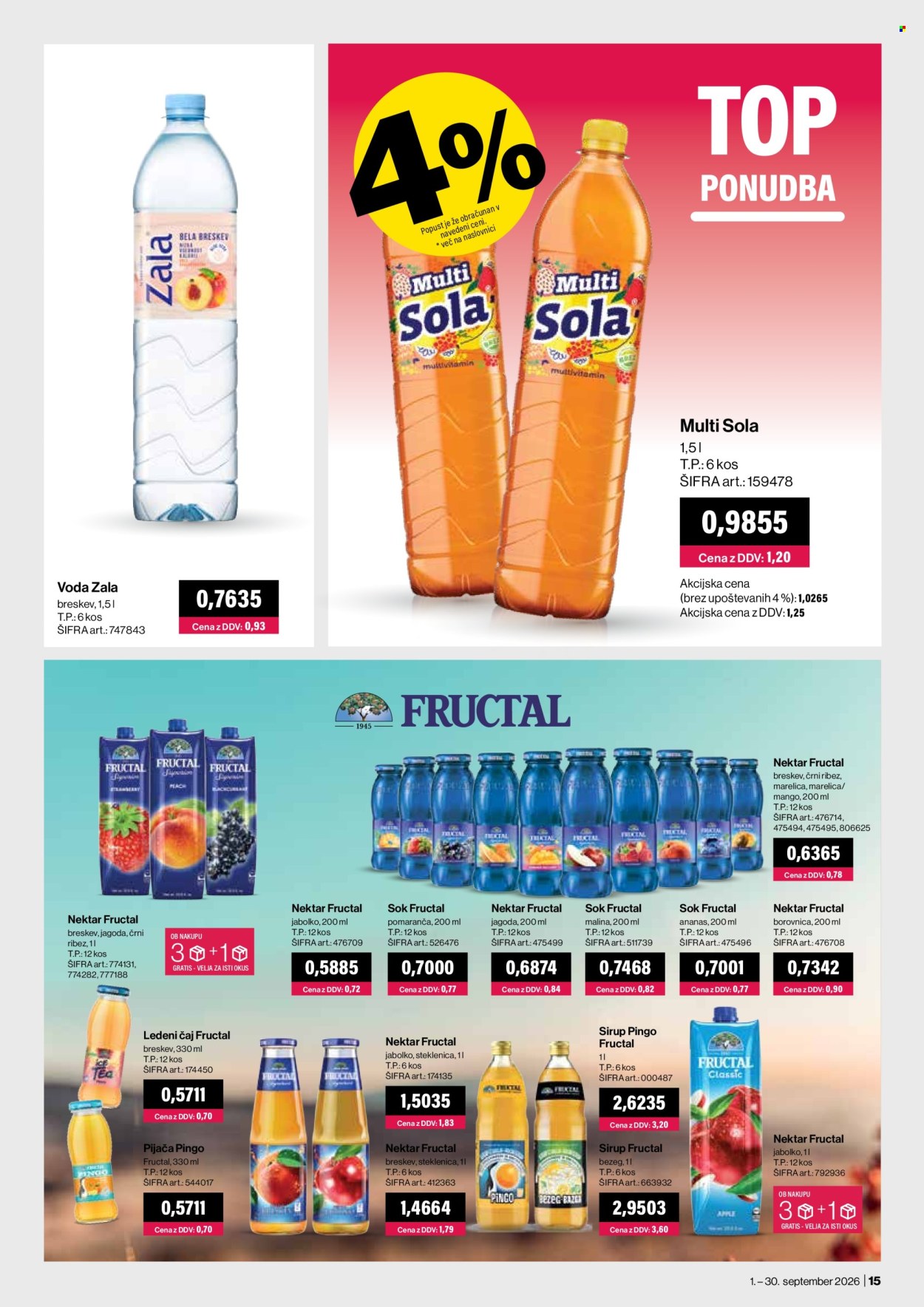 Mercator Cash & Carry katalog - 01.09.2026 - 30.09.2026. Stran 15