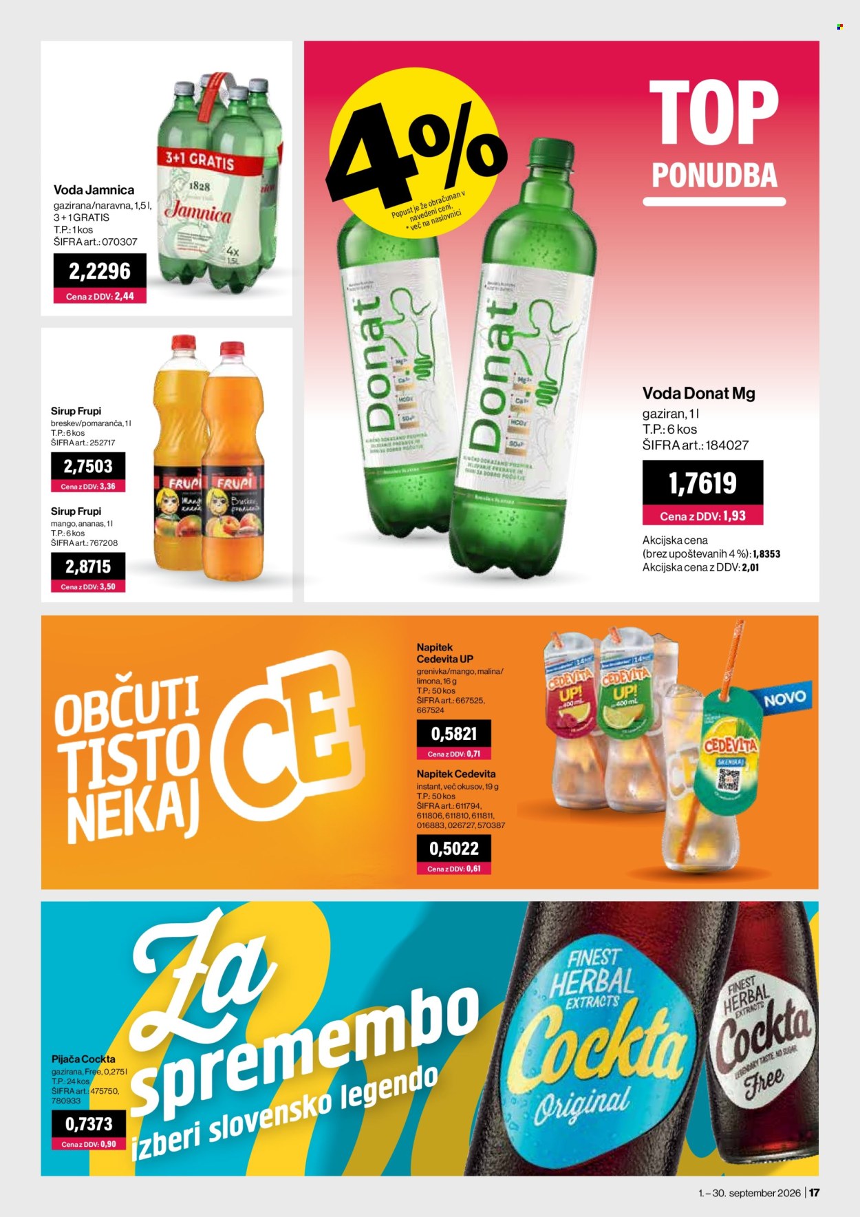 Mercator Cash & Carry katalog - 01.09.2026 - 30.09.2026. Stran 17
