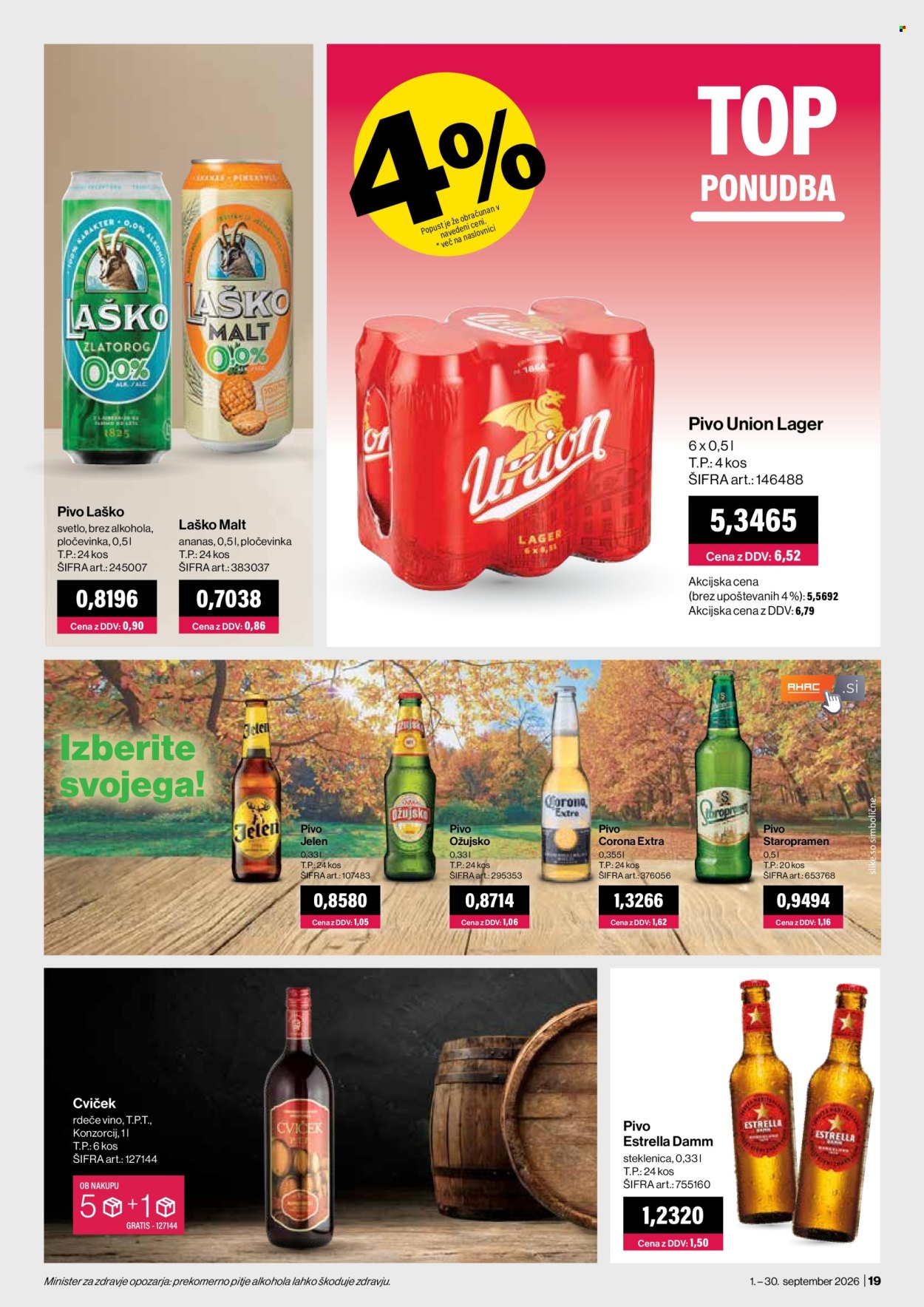 Mercator Cash & Carry katalog - 01.09.2026 - 30.09.2026. Stran 19