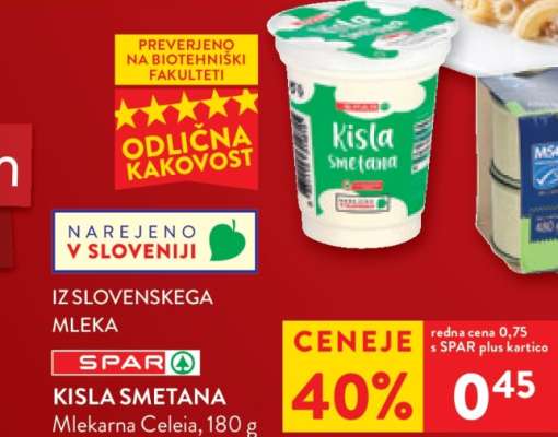 Kisla smetana Mlekarna Celeia
