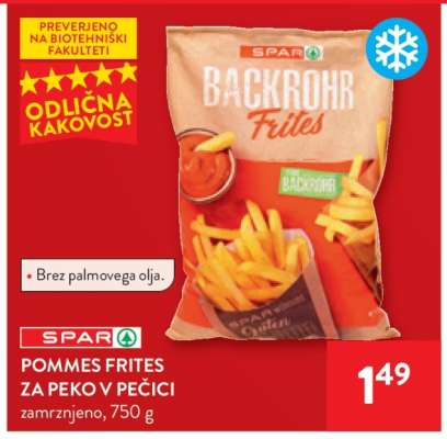 SPAR Pommes Frites