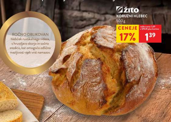 Žito Koruzni Hlebec 500g