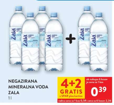 Negazirana mineralna voda Zala