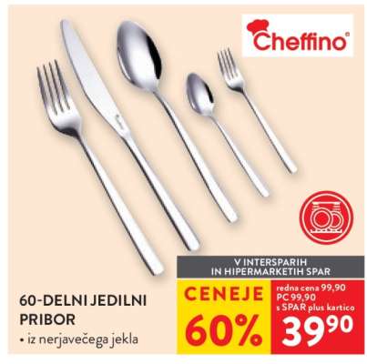 60-DELNI JEDILNI PRIBOR