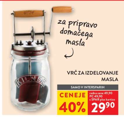 Vrč za izdelovanje masla