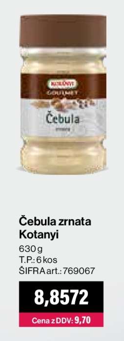 Čebula zrnata Kotanyi