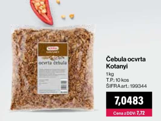 Čebula ocvrta Kotanyi