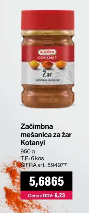 ZAČIMBNA MEŠANICA ZA ŽAR KOTANYI