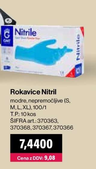 Rokavice nitril