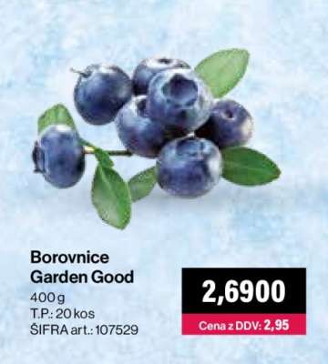 Borovnice Garden Good