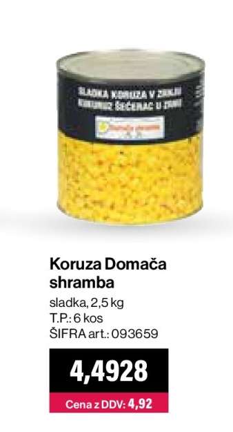 Koruza Domača shramba