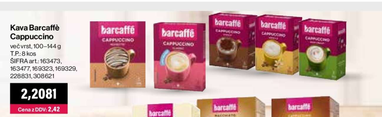 Kava Barcaffè Cappuccino