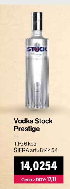 Vodka Stock Prestige