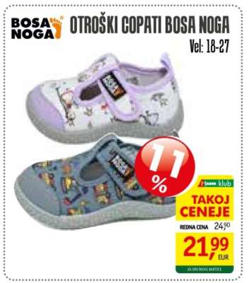 Otroški copati Bosa Noga