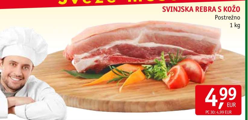 SVINJSKA REBRA S KOŽO