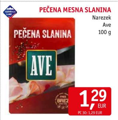 PEČENA MESNA SLANINA