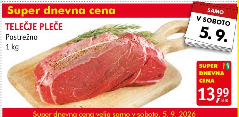 TELEČJE PLEČE