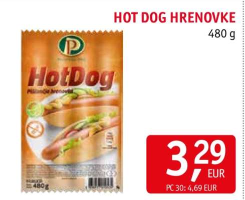 HOT DOG HRENOVKE