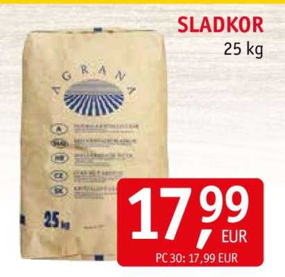 Sladkor 25 kg