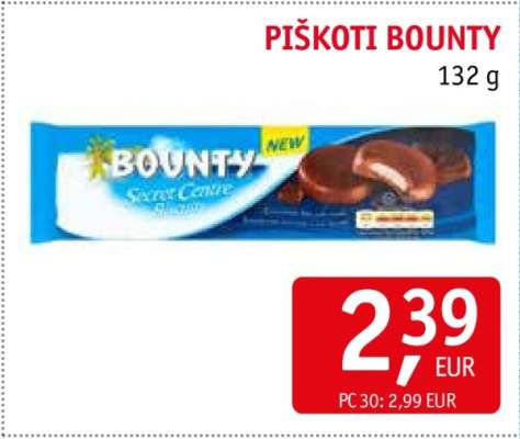 PIŠKOTI BOUNTY