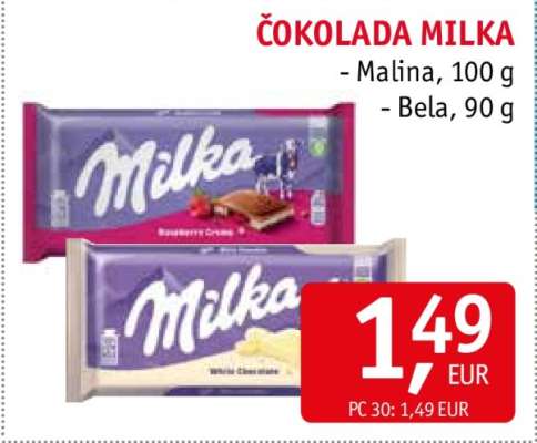 ČOKOLADA MILKA