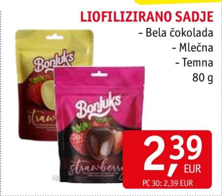 Liofilizirano sadje