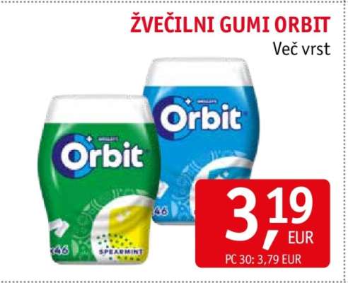 Žvečilni gumi Orbit