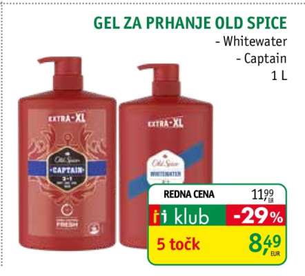 GEL ZA PRHANJE OLD SPICE