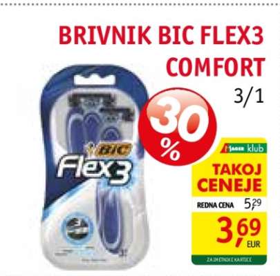 BRIVNIK BIC FLEX3 COMFORT