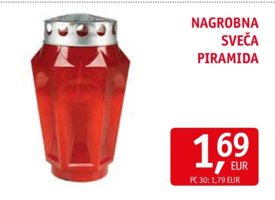 NAGROBNA SVEČA PIRAMIDA