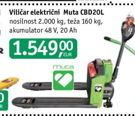 Viličar električni Muta CBD20L